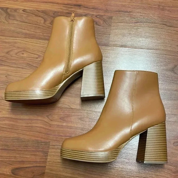 New! Sugar Warrant chunky trendy boots size 9.5 - Picture 6 of 10